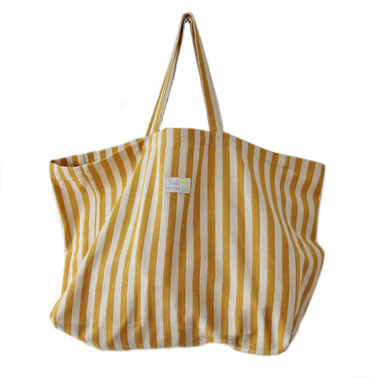 Baumwolltasche Stripes Yellow