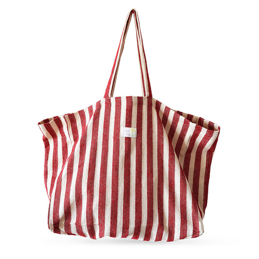 Baumwolltasche Red White
