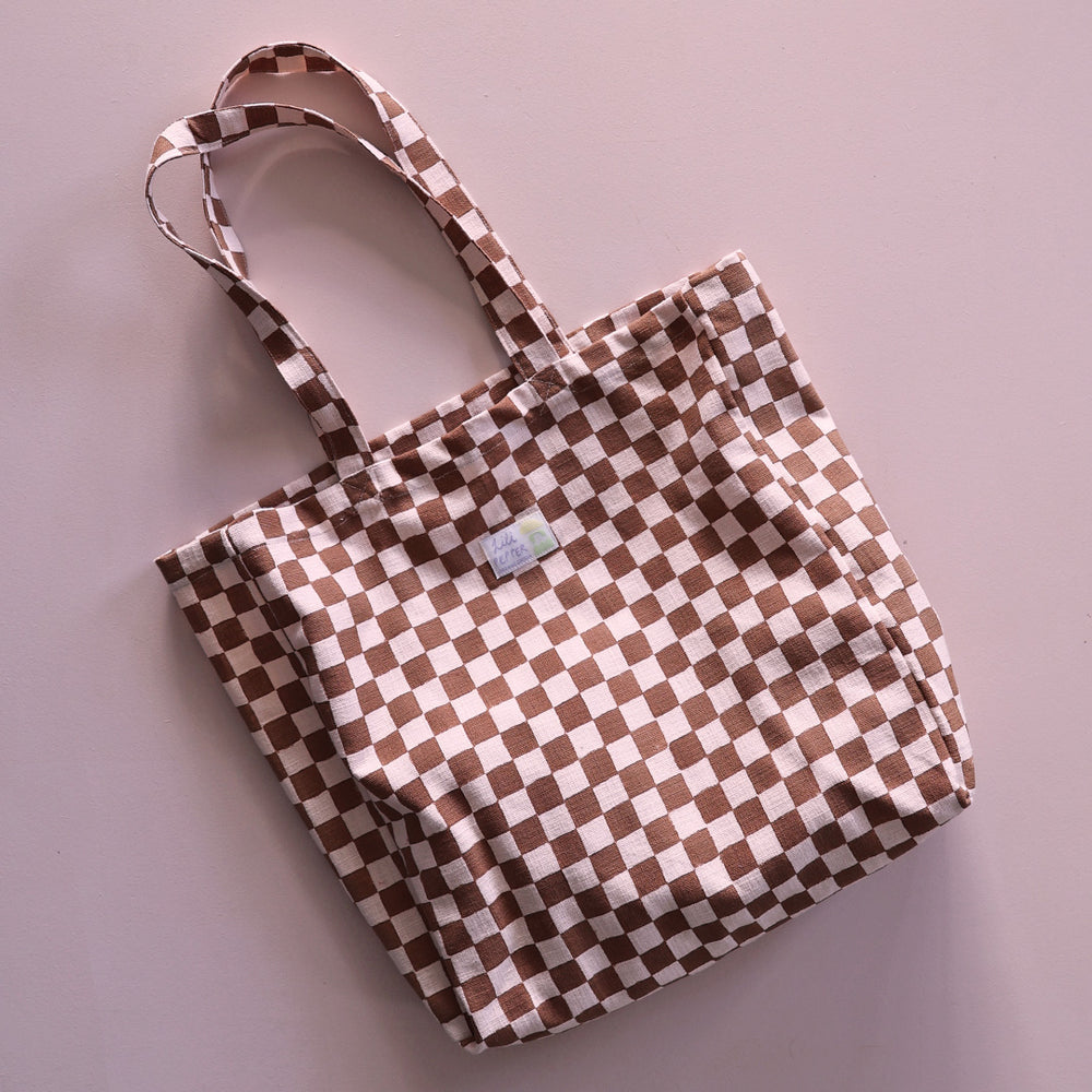 Lili Pepper Tote bag | Check Ginger Aufgeweckt