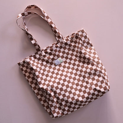 Lili Pepper Tote bag | Check Ginger Aufgeweckt