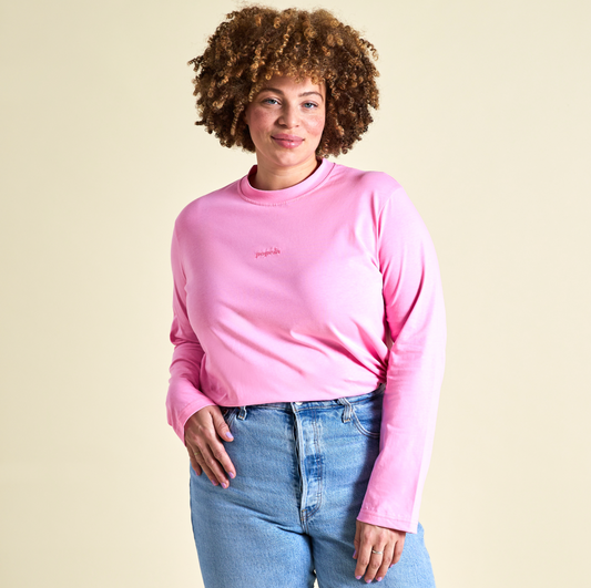 popeia Langarmshirt | pink | pre-order Mitte April Aufgeweckt
