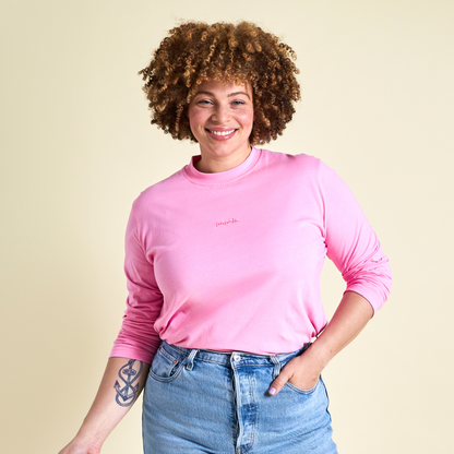 Langarmshirt pink Popeia