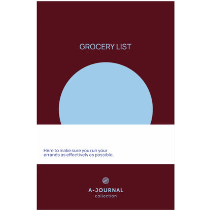 A-Journal Notepad | Grocery List Aufgeweckt