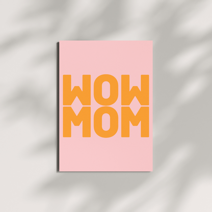 HERR&FRAUHEMPEL Postkarte | Wow Mom Aufgeweckt