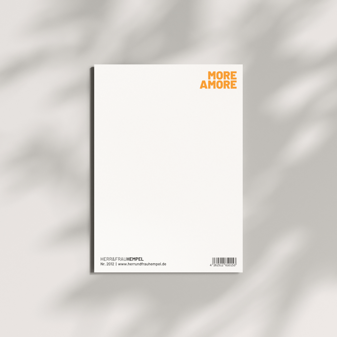 HERR&FRAUHEMPEL Postkarte | Amore Aufgeweckt