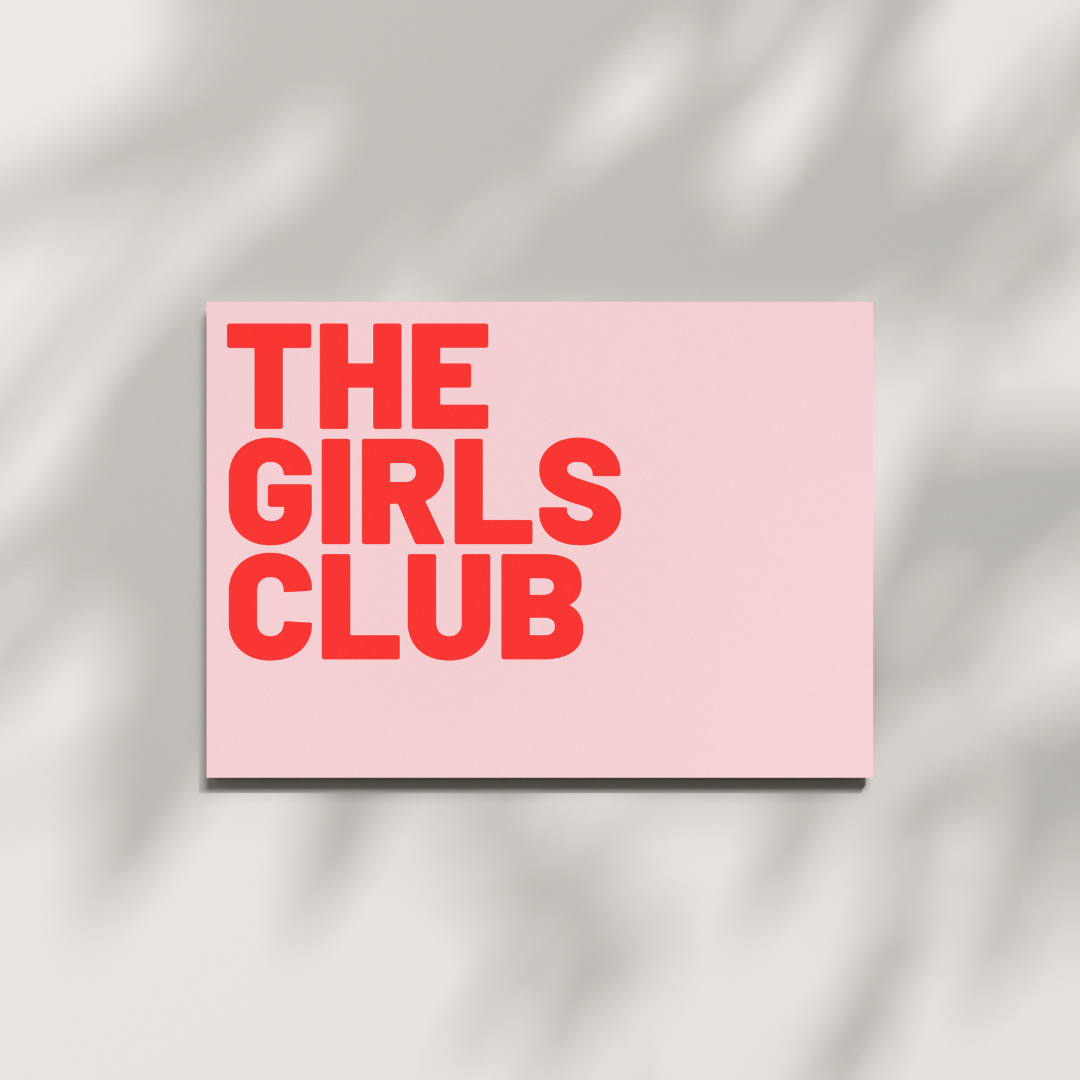 Postkarte | The Girls Club - Einheitsgröße