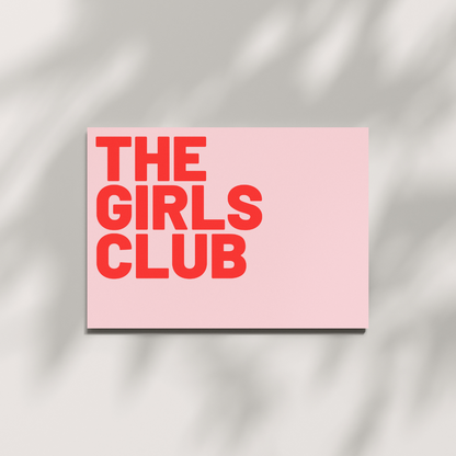 Postkarte | The Girls Club - Einheitsgröße