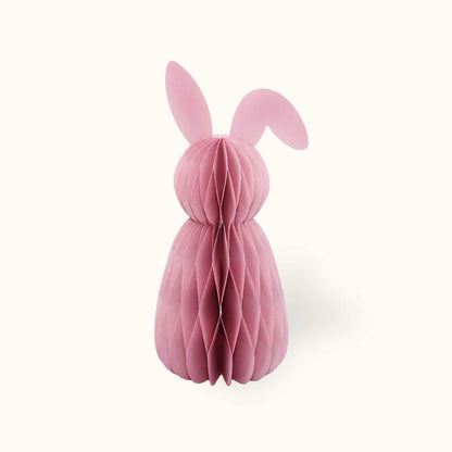 by Vivi. Ostern aus Papier Hase 30 cm Rosa Aufgeweckt