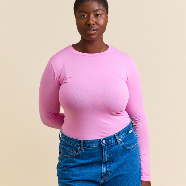 Popeia Tight Langarmshirt | pink Aufgeweckt