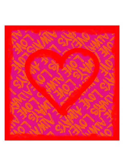 Love Always Hammer Pink Schal
