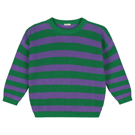 Yuki Kidswear Stripes Knitted Women’s Sweater | Iris Aufgeweckt