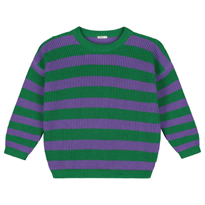 Yuki Kidswear Stripes Knitted Sweater | Iris Aufgeweckt