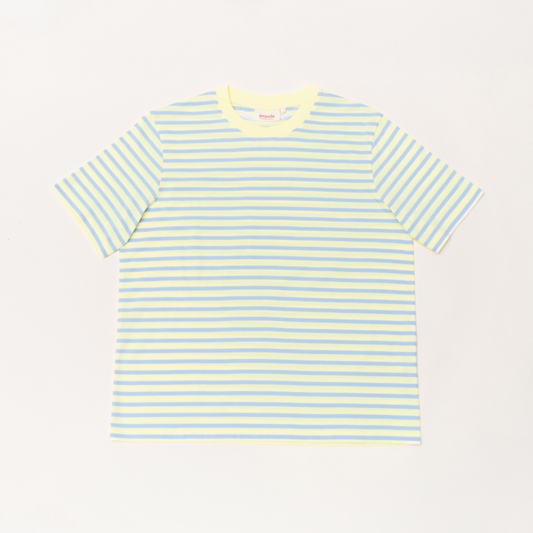 popeia T-Shirt gestreift | gelb/hellblau | pre-order Anfangs April Aufgeweckt