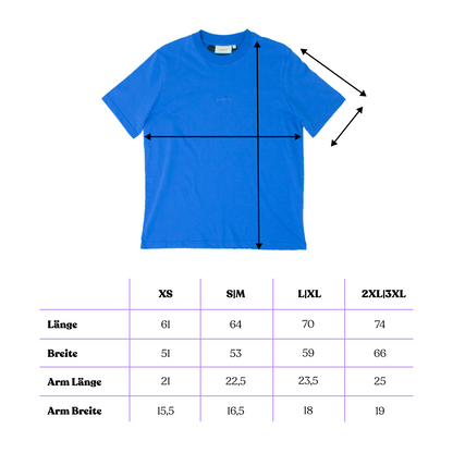 popeia T-Shirt | königsblau Aufgeweckt