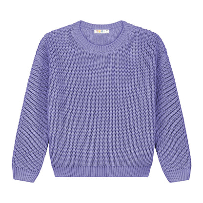 Yuki Kidswear Chunky Knitted Women’s Sweater | Lavender Aufgeweckt