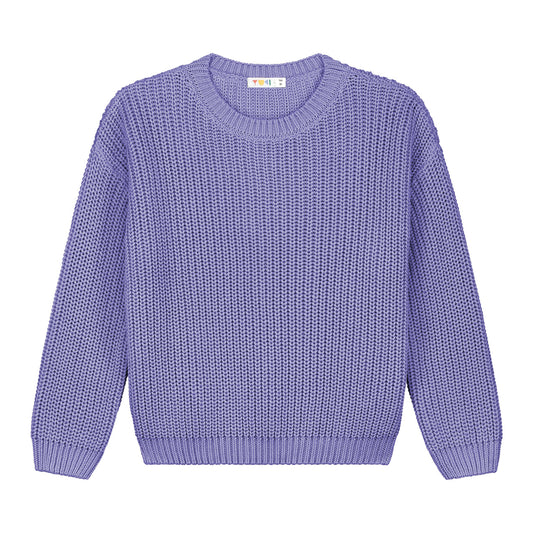 Yuki Kidswear Chunky Knitted Women’s Sweater | Lavender Aufgeweckt