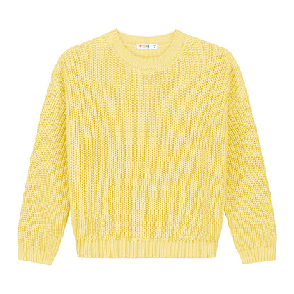 Yuki Kidswear Chunky Knitted Women’s Sweater | Vanilla Aufgeweckt