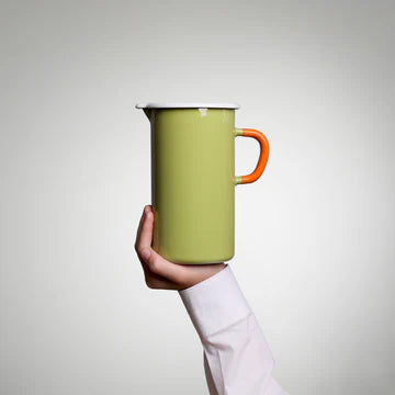 YIV Emaille Krug 1,3L | verschiedene Farben Aufgeweckt