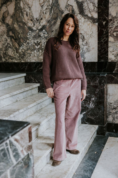 Yuki Kidswear Chunky Knitted Women’s Sweater | Fig Aufgeweckt