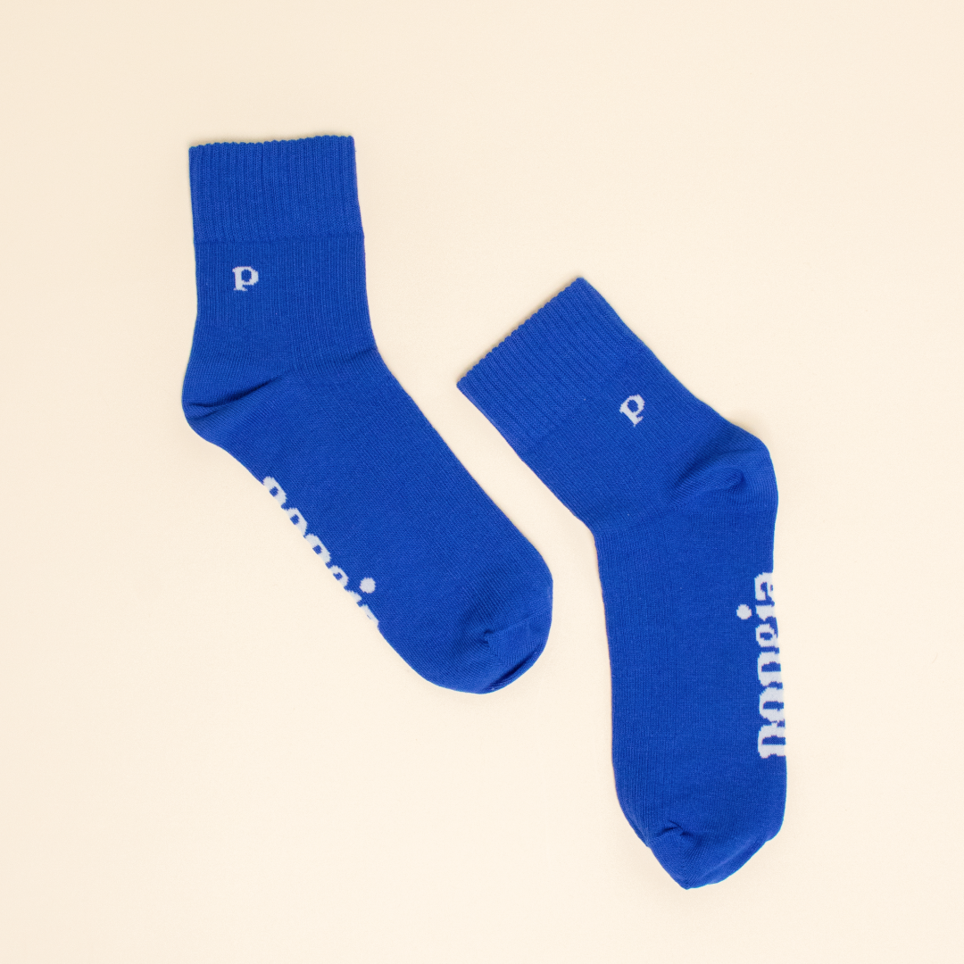 The Casual Ankle Socken königsblau Popeia