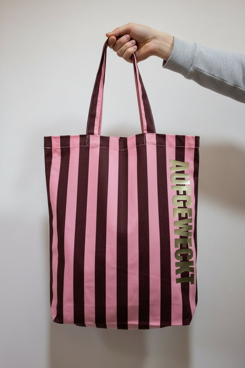 Aufgeweckt Jubiläumstasche | Streifen Aufgeweckt