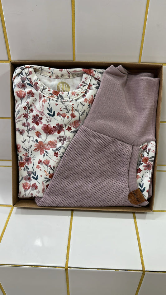 Babyset | Blumen altrosa