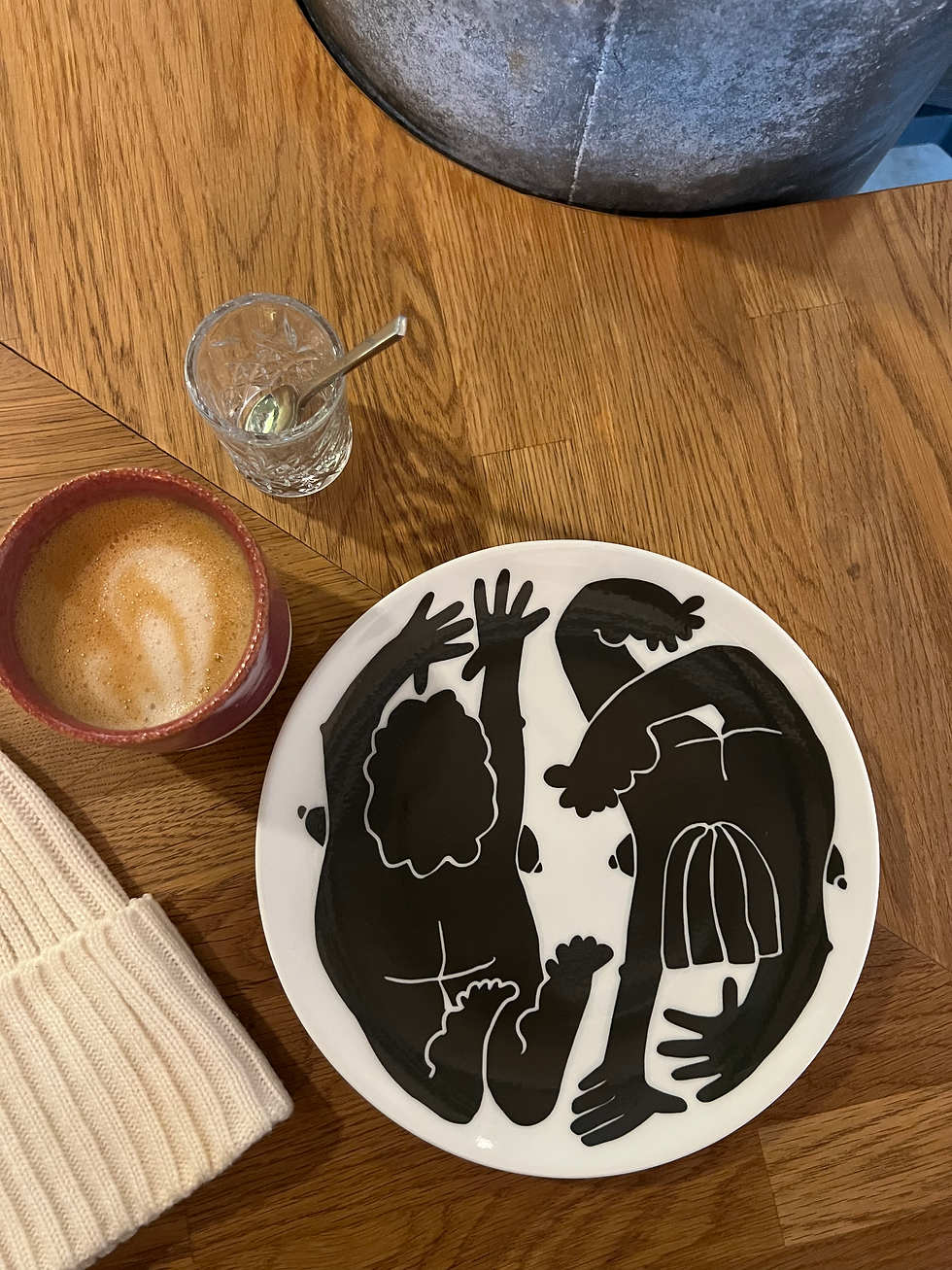 WOW Illustrations Langenthal Porcelain | Black Aufgeweckt