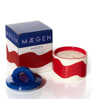 MÆGEN Kerze | Pablo Pots Nachtjasmin & Zeder Aufgeweckt