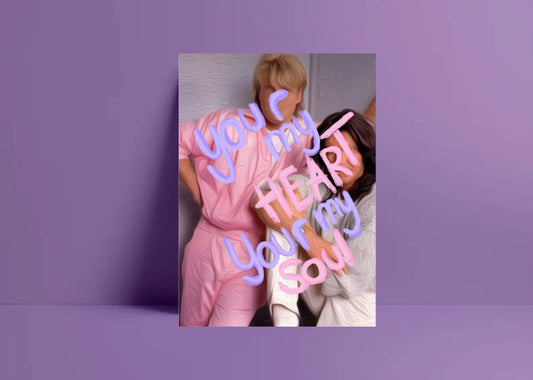 Ute Arnold / Hej.Ibiza Postkarte | Your my heart your my soul Aufgeweckt