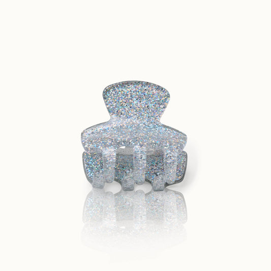 by Vivi. Haarspange Klein | Silber Glitzer Aufgeweckt