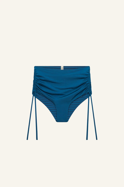 MYMARINI Ruffled Highwaist Shorts | cave-striped Aufgeweckt