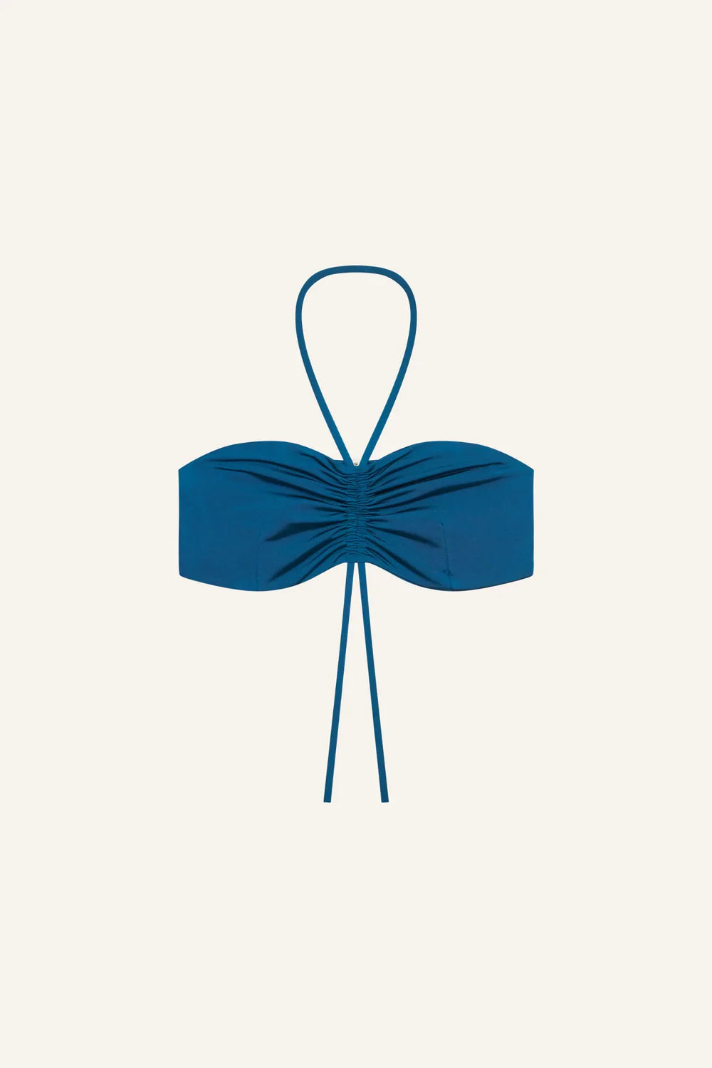 MYMARINI Ruffled Bandeau Top | cave-striped Aufgeweckt