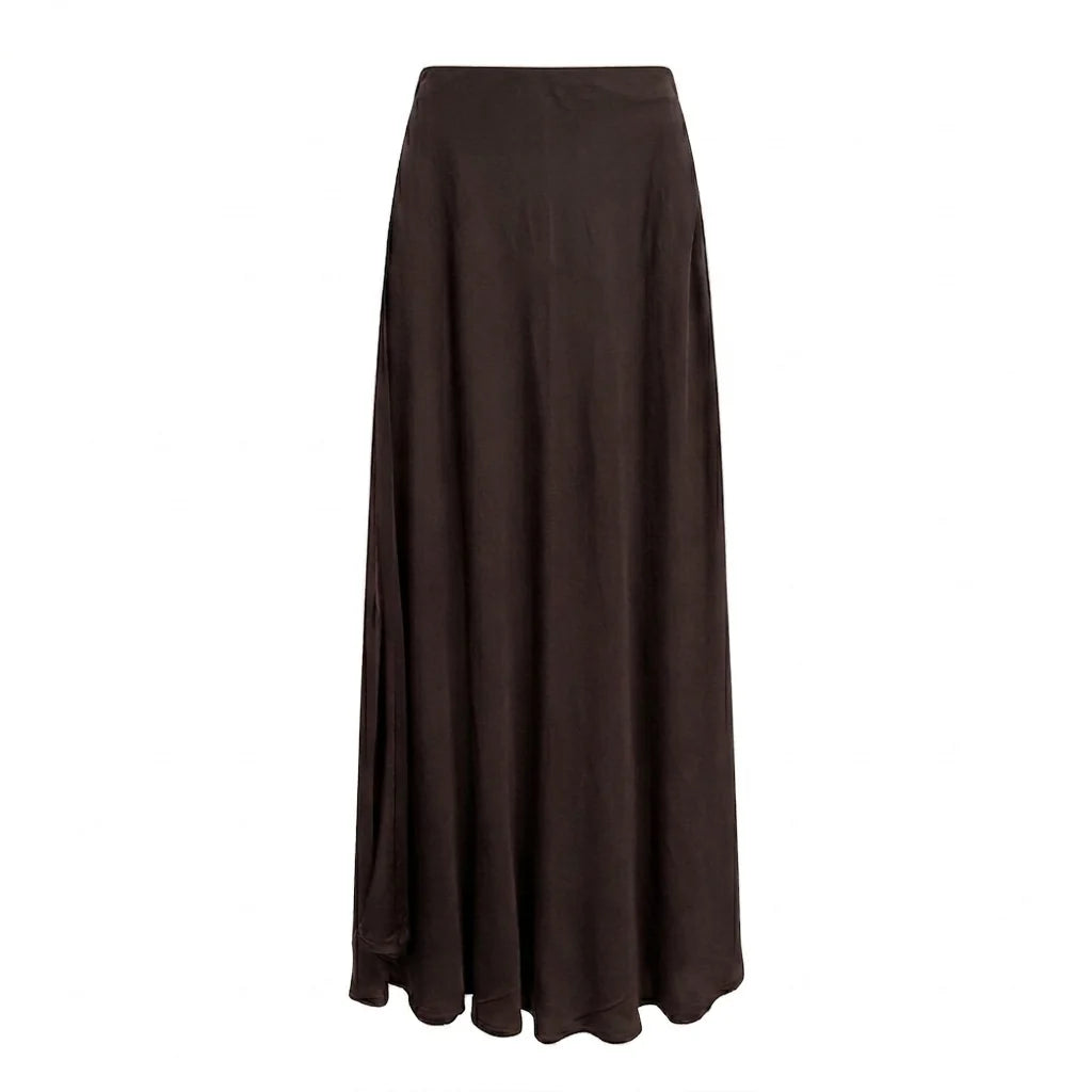 Bazaar Noir Rock Maxi | Shiny Braun Aufgeweckt