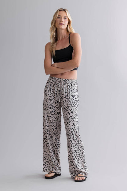 Hey Honey Summer Pants Mono Leo Oatmeal Aufgeweckt