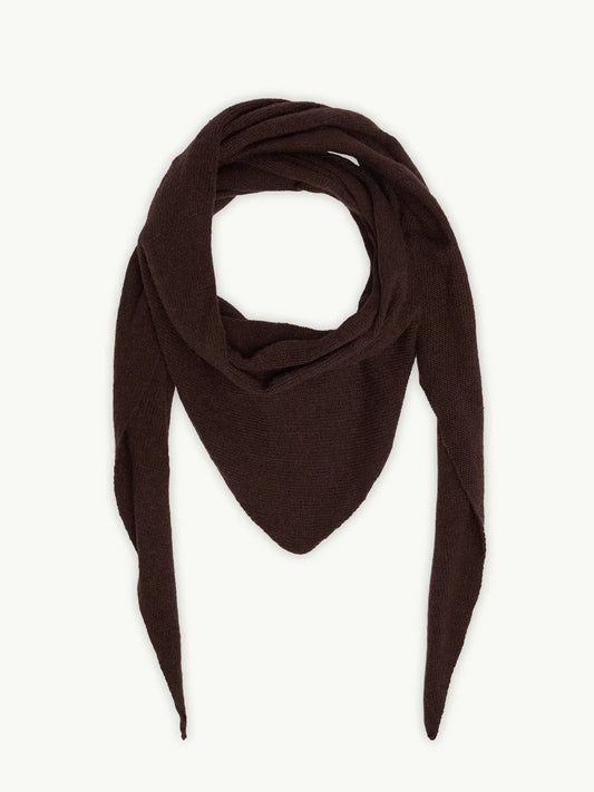 Happy Mess Wollschal | Chocolate Brown Aufgeweckt
