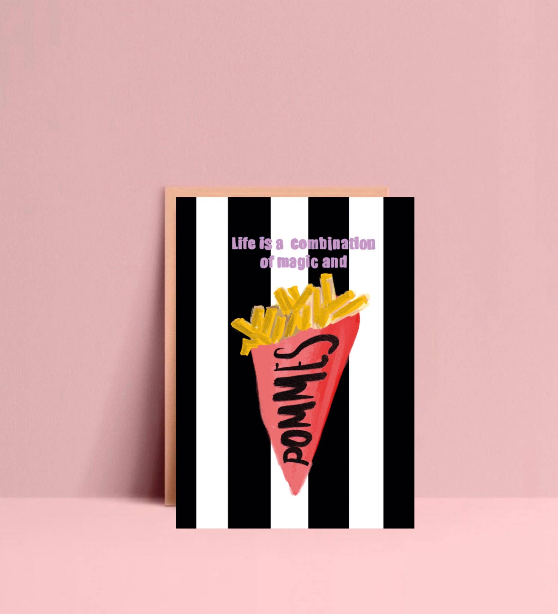Ute Arnold / Hej.Ibiza Postkarte | Pommes Are Magic Aufgeweckt