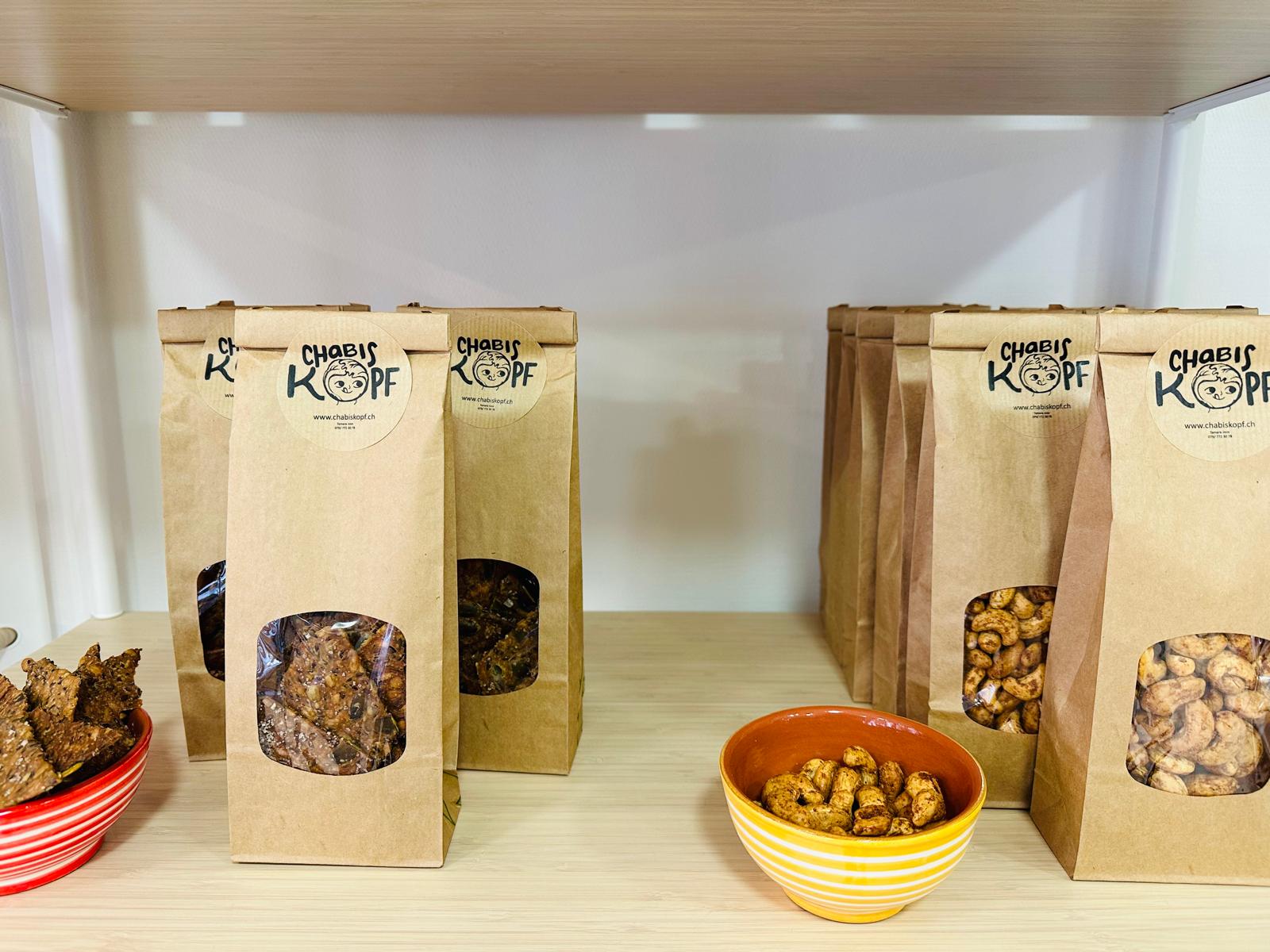 Chabiskopf Kernen Cracker – vegan Aufgeweckt
