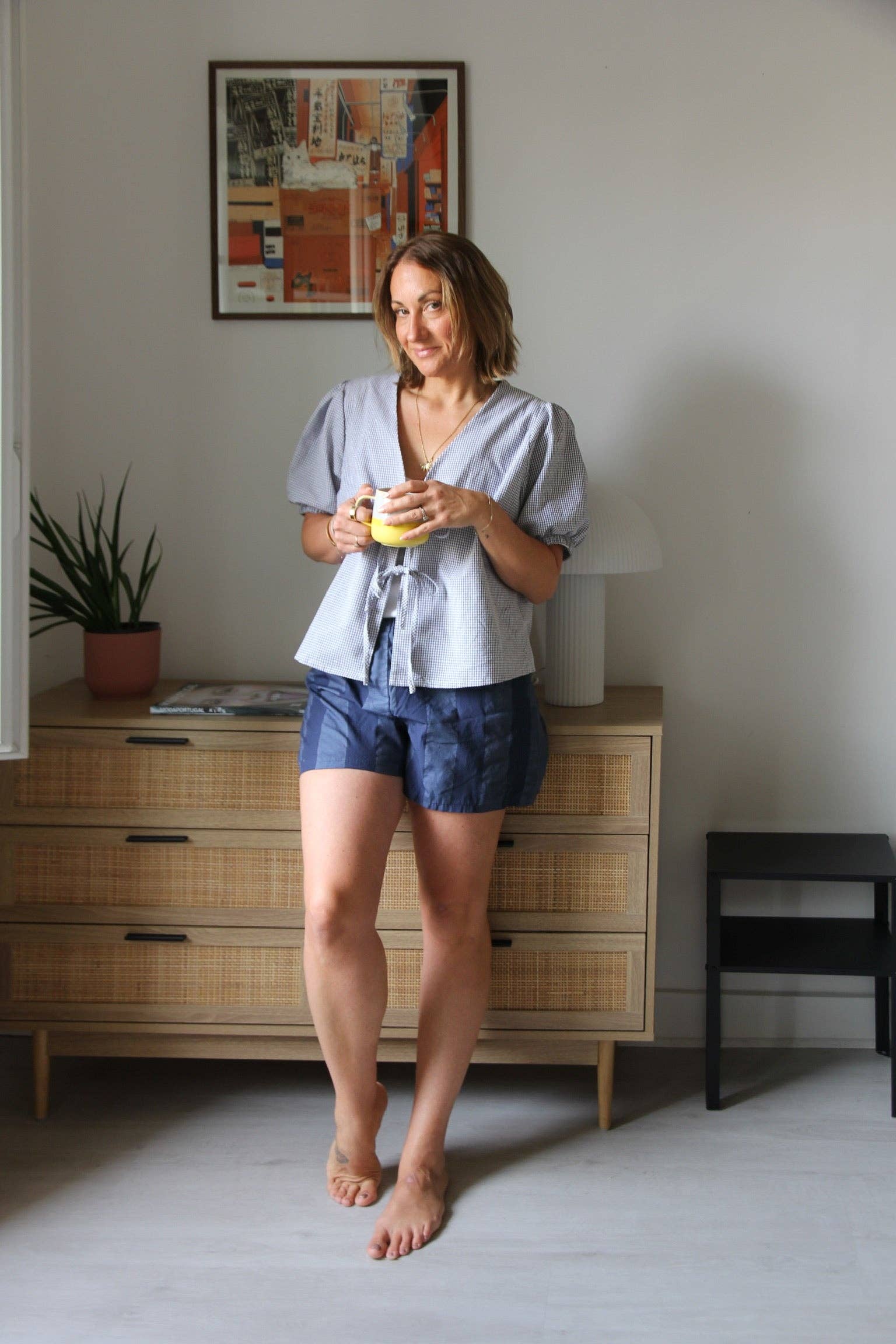 Bazaar Noir Short "Stripes" - verschiedene Farben Aufgeweckt
