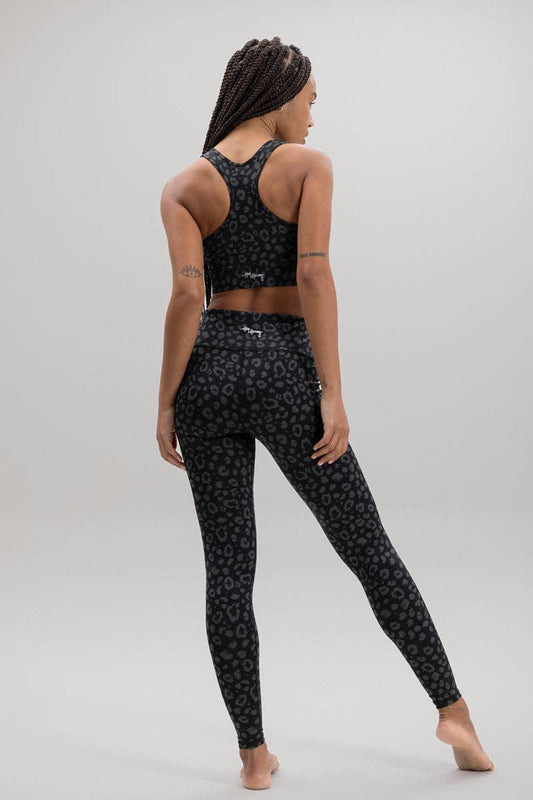 Hey Honey Leggings Leo Black Aufgeweckt