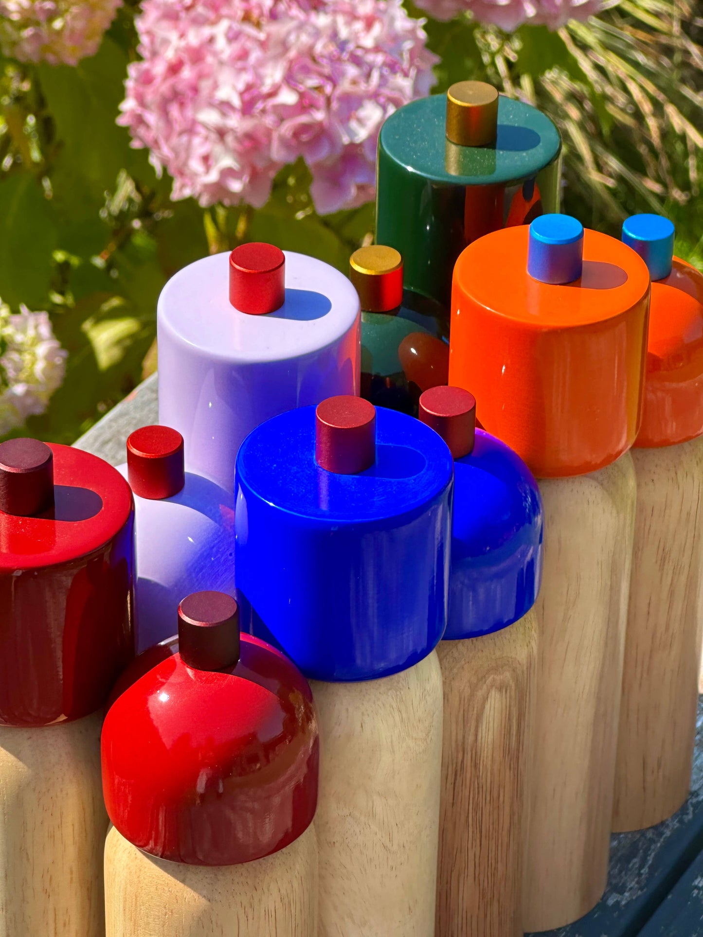 MÆGEN Salz– und Pfeffermühle | Orange und Blau Aufgeweckt