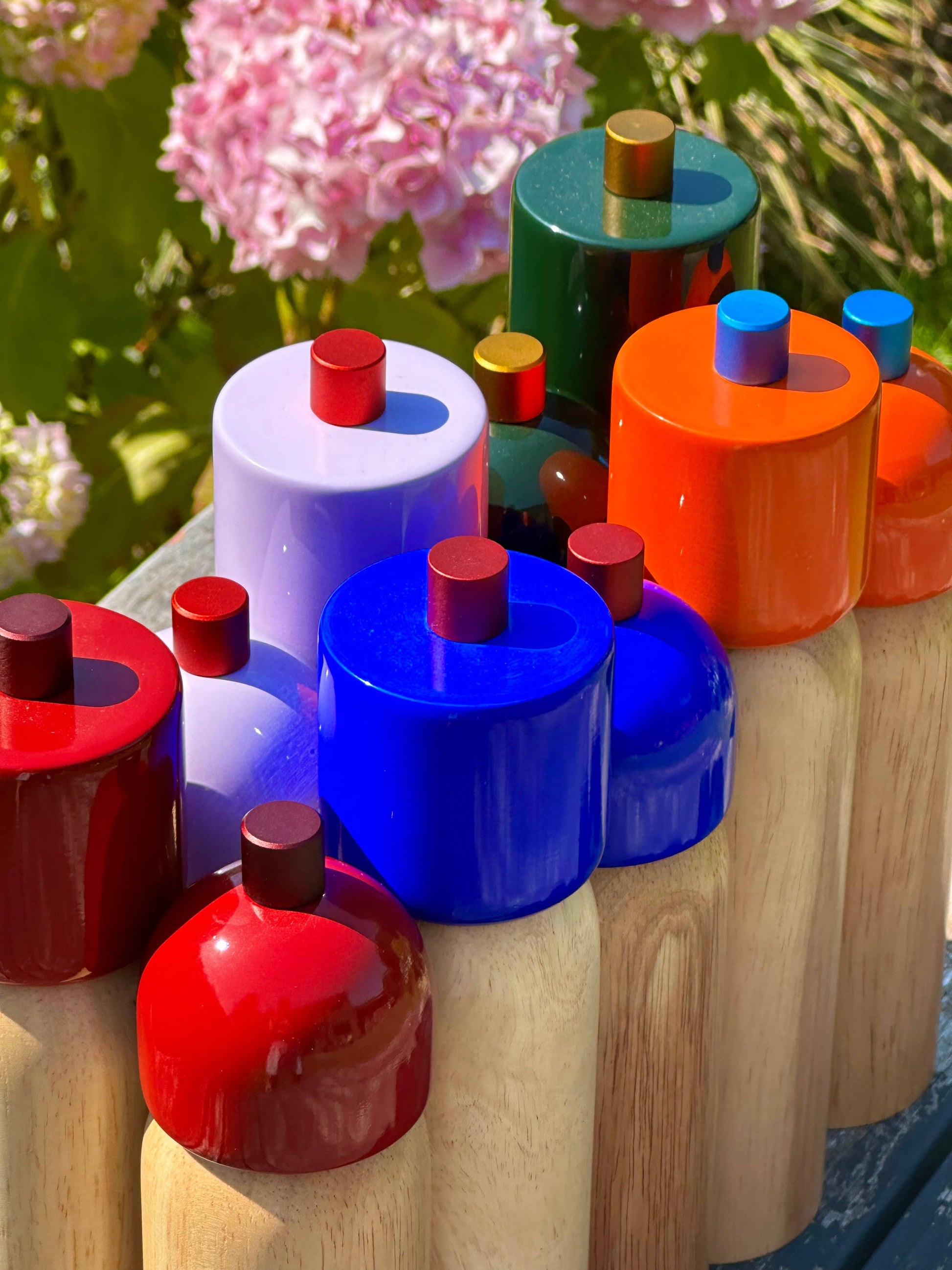 MÆGEN Salz– und Pfeffermühle | Orange und Blau Aufgeweckt