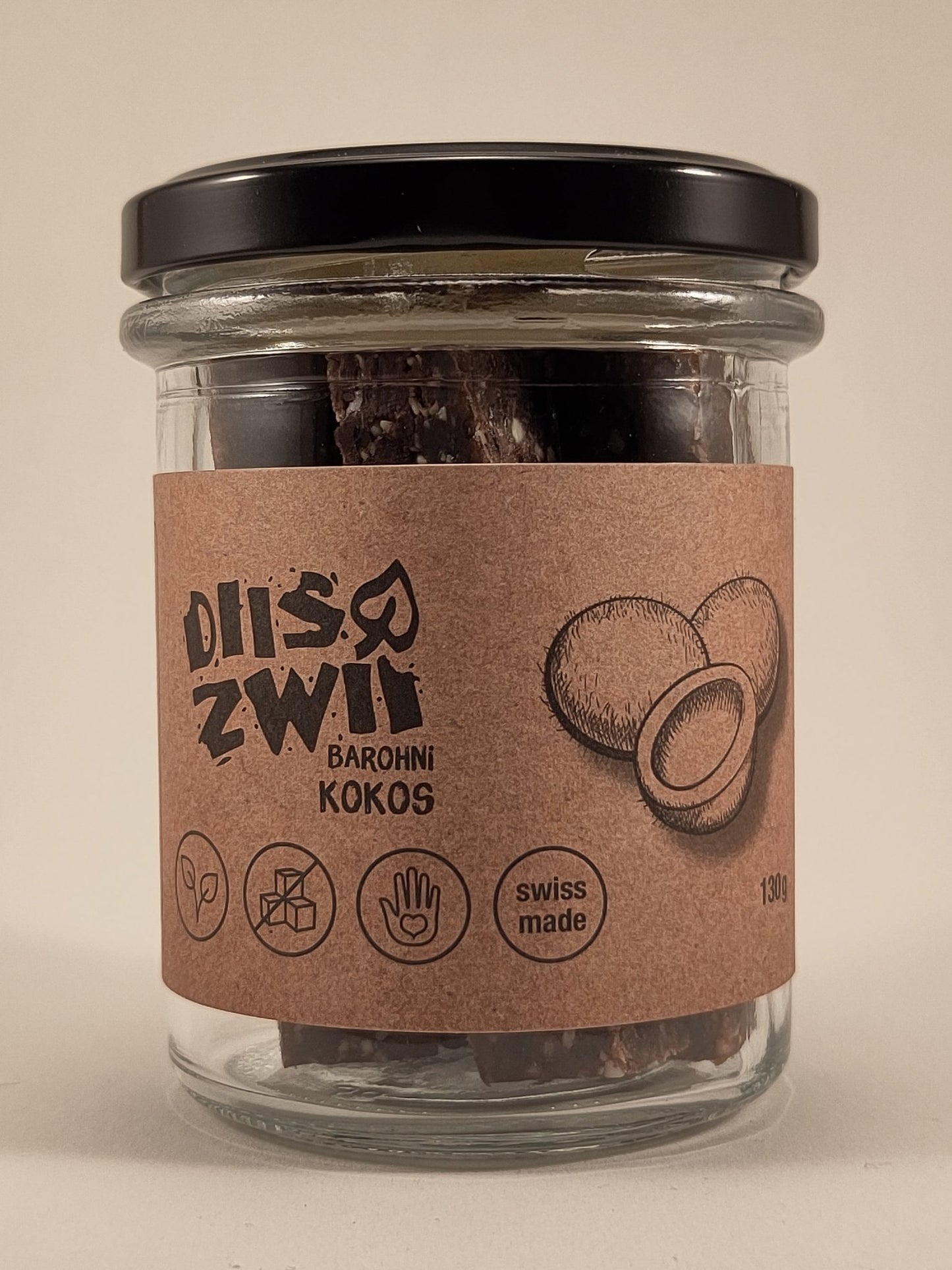 Diiszwii Kokos Frucht-Nuss Riegel Aufgeweckt