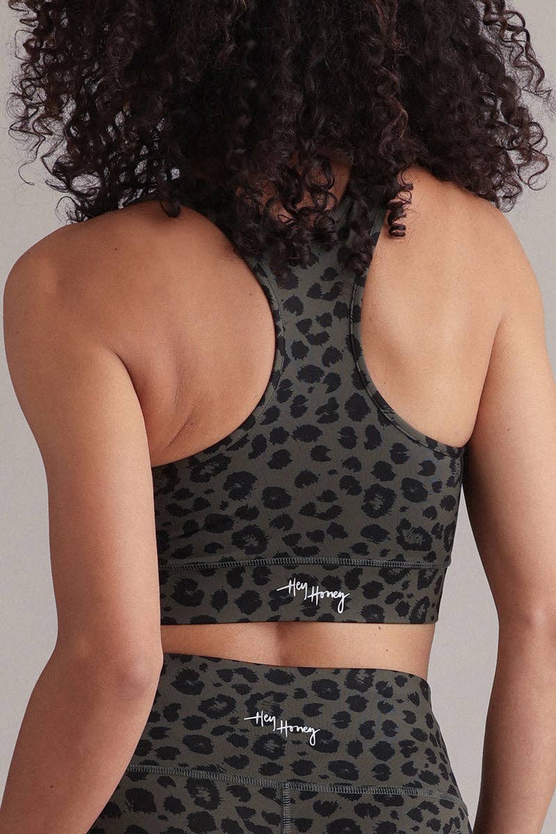 Hey Honey Racerback Bra Leo Forest Aufgeweckt