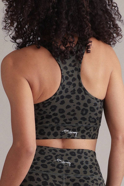 Hey Honey Racerback Bra Leo Forest Aufgeweckt