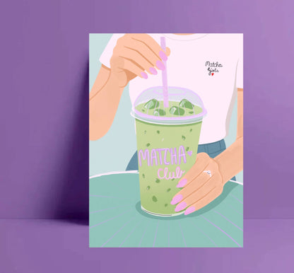 Ute Arnold / Hej.Ibiza Postkarte | Matcha Club Aufgeweckt