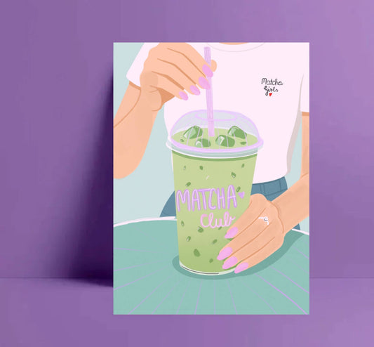 Ute Arnold / Hej.Ibiza Postkarte | Matcha Club Aufgeweckt