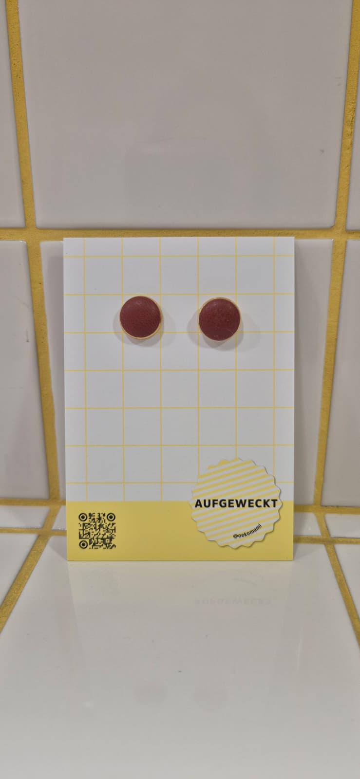 Aufgeweckt Ohrstecker klein | versch. Farben Aufgeweckt