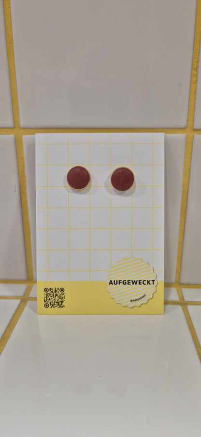 Aufgeweckt Ohrstecker klein | versch. Farben Aufgeweckt