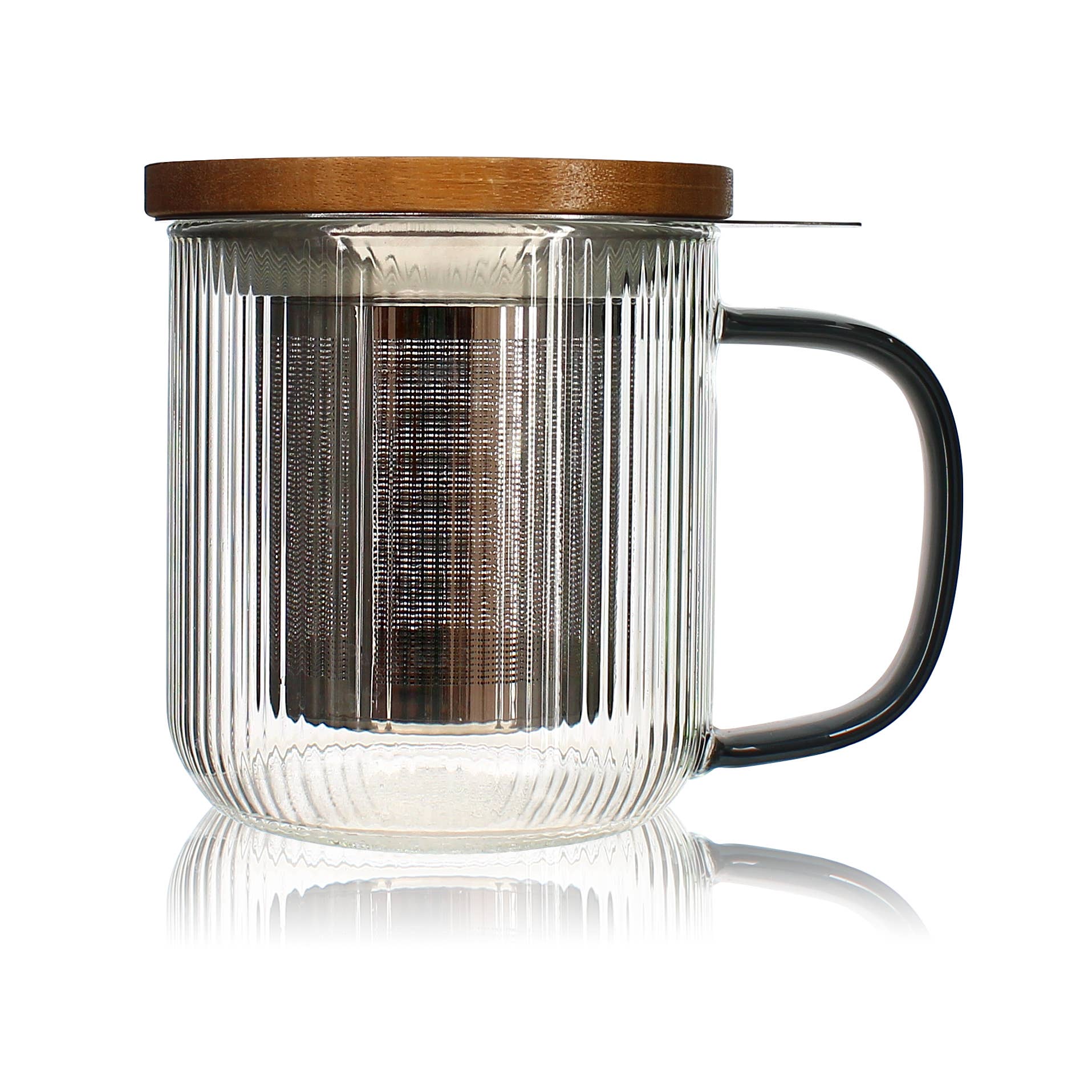 OGO Living Tasse Karl Borosilikatglas schwarz | 300ml Aufgeweckt