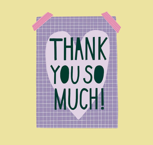 estheticgoods Postkarte | Thank You So Much Aufgeweckt